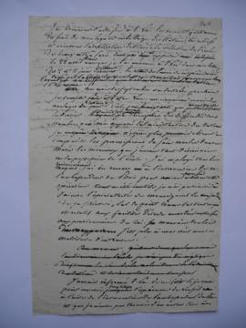 lettre de Jean-Victor Schnetz au comte Duchatel, ministre de l’Intérieur, fol. 501