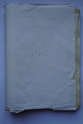 « 1812 » : lettre accompagnant l’envoi du compte des recettes et dépenses de l’Ecole de Rome pend...