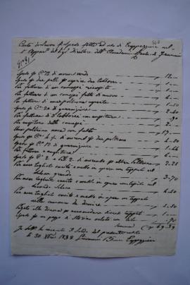 deux comptes et quittances, du tapissier Giovanni Pascucci à Ingres, fol. 447-448