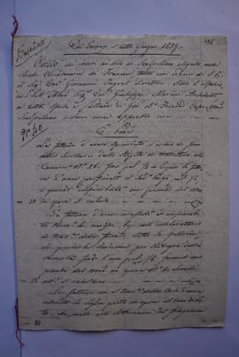 cahier des comptes et quittance pour les travaux de janvier à juin 1839, du maître tailleur de pi...