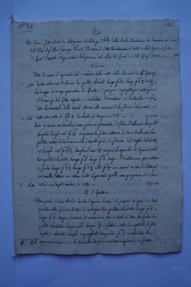 cahier de comptes et quittance pour les travaux de janvier à juin 1831, d’Antonio fils, pour le m...