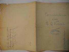 « Correspondance avec E. Q. Visconti » : transcription de l’épitaphe de claude Gellée dit Le Lorr...