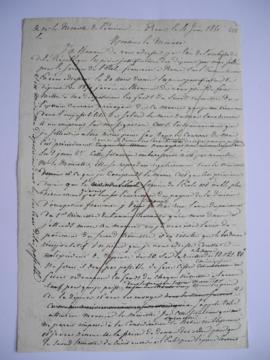 copies des lettres expédiées par le directeur Jean Alaux aux Jullien et Gautier, négociants à Rom...
