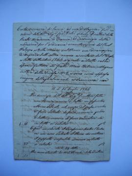 cahier de comptes pour les travaux du 1er juillet au 27 septembre 1844 des frères Maes, vitriers ...
