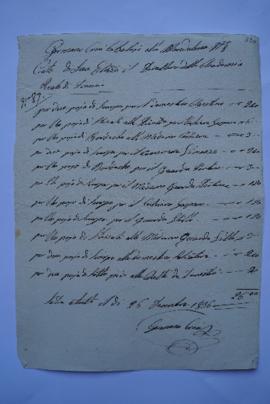 facture et quittance, du cordonnier Germano Croci à Ingres, fol. 330