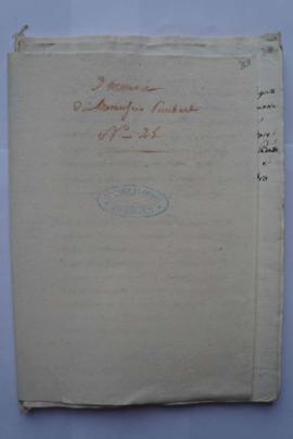 « 3 memoires du Monsieur Pinchart. N°25 » : cahiers de comptes, quittances, fol. 268-305