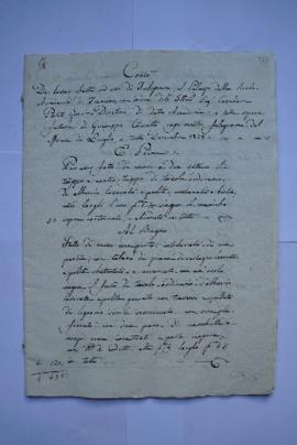 cahier des comptes et quittance pour les travaux du mois de juillet jusqu’au décembre 1828, du me...