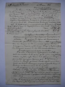 lettre de Jean-Victor Schnetz au comte Duchatel, ministre de l’Intérieur, fol. 512