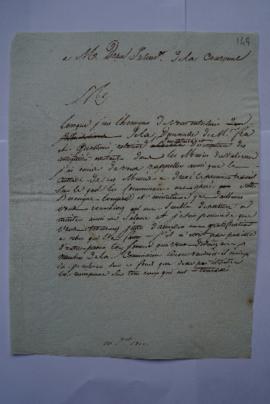lettre demandant d’accorder la gratification au custode des musées du Vatican pour le premier tra...