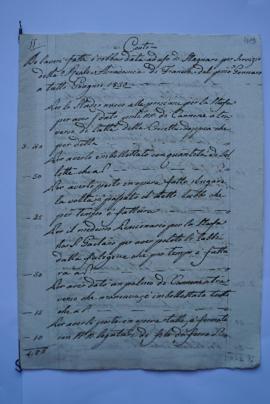 cahier de comptes et quittance pour les travaux du 1er janvier à juin 1830, de l’étameur et vitri...