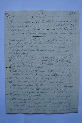cahier de comptes et quittance pour les travaux à partir du 1er janvier 1834, du serrurier et fer...