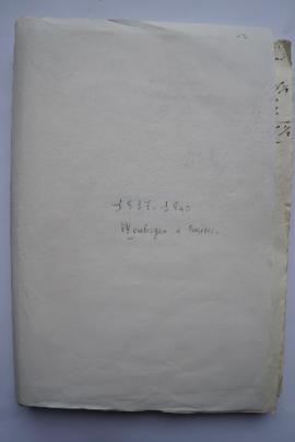 « 1837-1840. Moulages & caisses », pochette contenant les folios 131 à 242, fol. 130, 243