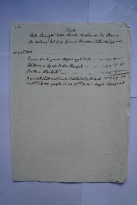 facture et quittance, du couturier Angelo Rossignoli à Pierre- Narcisse Guérin, fol. 478