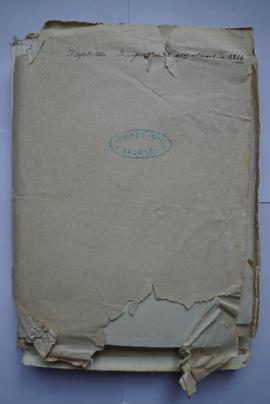 « Duplicata des quittances appartenant à 1824 », pochette contenant les fol. 243 à 469, fol. 242,...