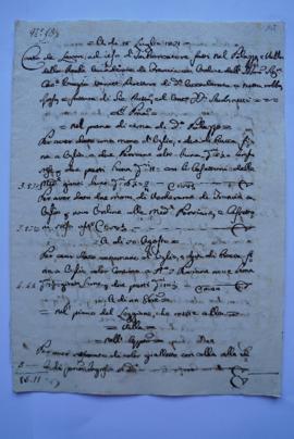 cahier de comptes et quittance pour les travaux du 18 juillet au 22 novembre 1831, des badigeonne...