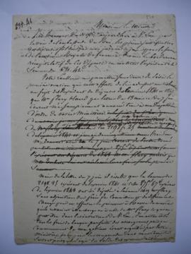 lettre de Jean-Victor Schnetz au comte Duchatel, ministre de l’Intérieur, fol. 510