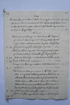 cahier de comptes et quittance pour les caisses et l’emballage des oeuvres au mois de mai 1829, d...