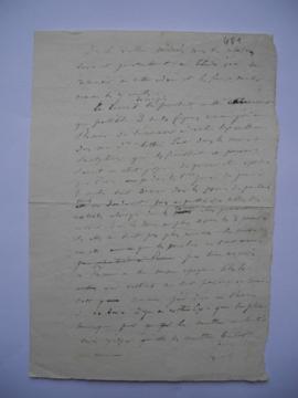lettre de Jean-Victor Schnetz au comte Duchatel, ministre de l’Intérieur, fol. 481