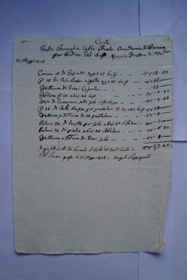 facture et quittance, du couturier Angelo Rossignoli à Pierre-Narcisse Guérin, fol. 477