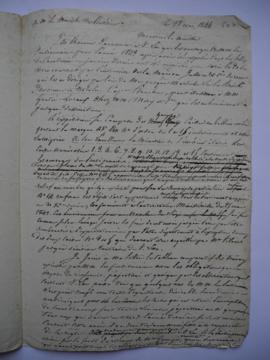 lettre de Jean-Victor Schnetz au comte Duchatel, ministre de l’Intérieur, fol. 507