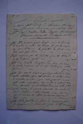 cahier des comptes et quittance pour les travaux réalisés à partir du 2 juillet 1835, du serrurie...